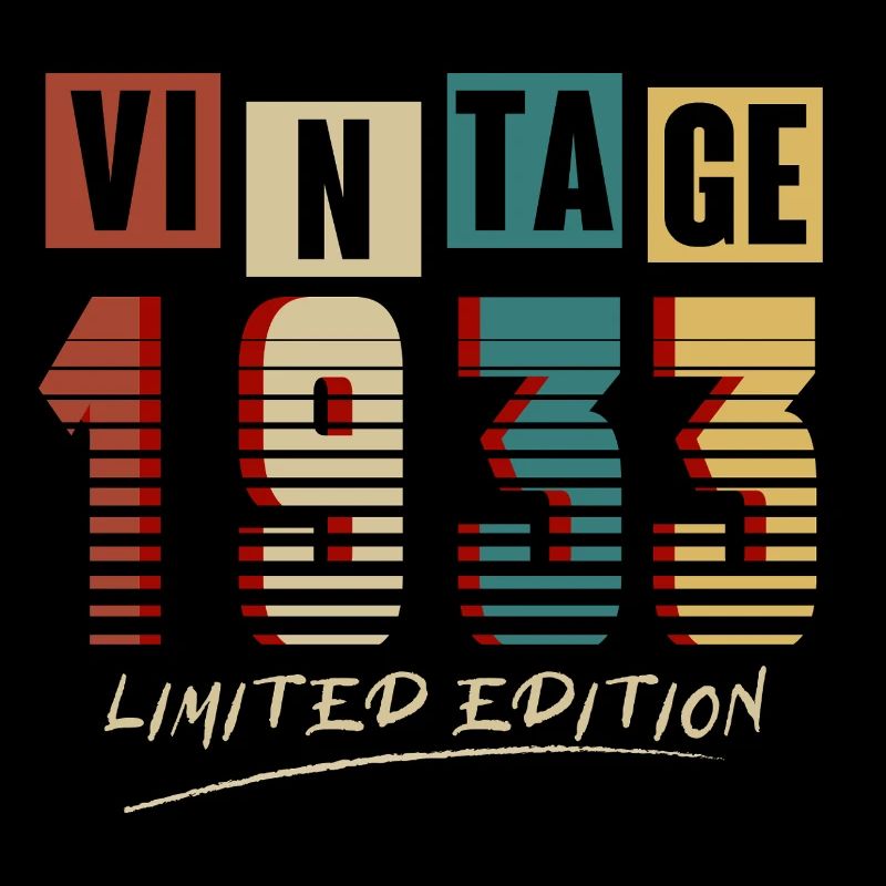 Vintage 1933 : Edition Limitée - 92e anniversaire.