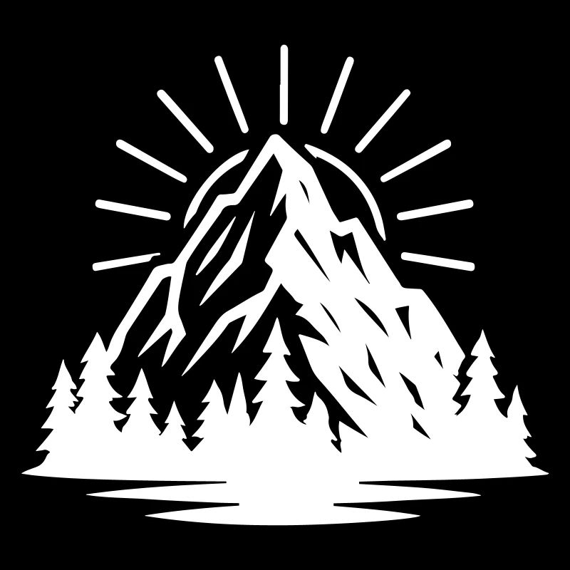 Mountain Forest Icon