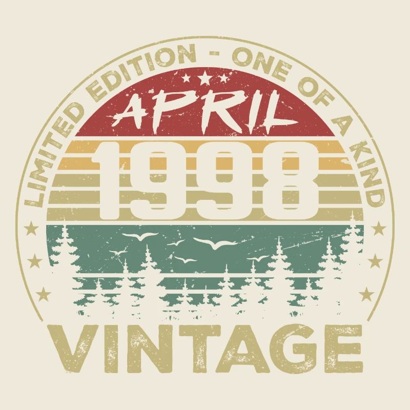 Vintage April 1998 Birthday Gift