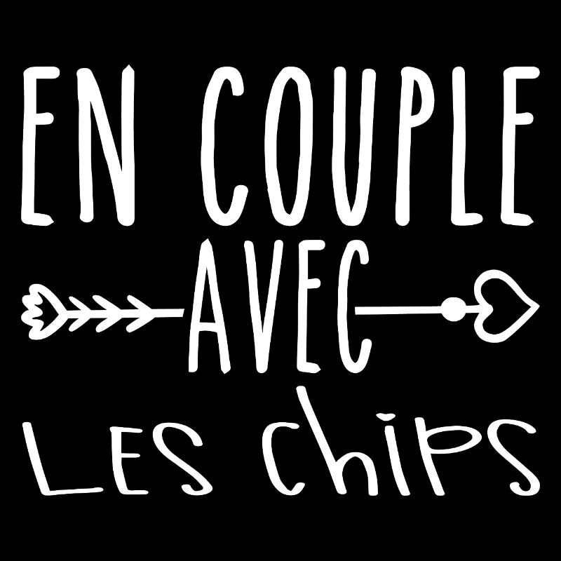 Paare mit Chips, Chips Fans Geschenk