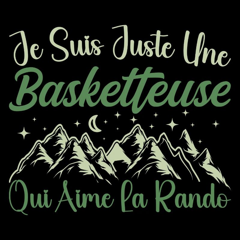 Basketteuse aventurier passionnée de Randonnée