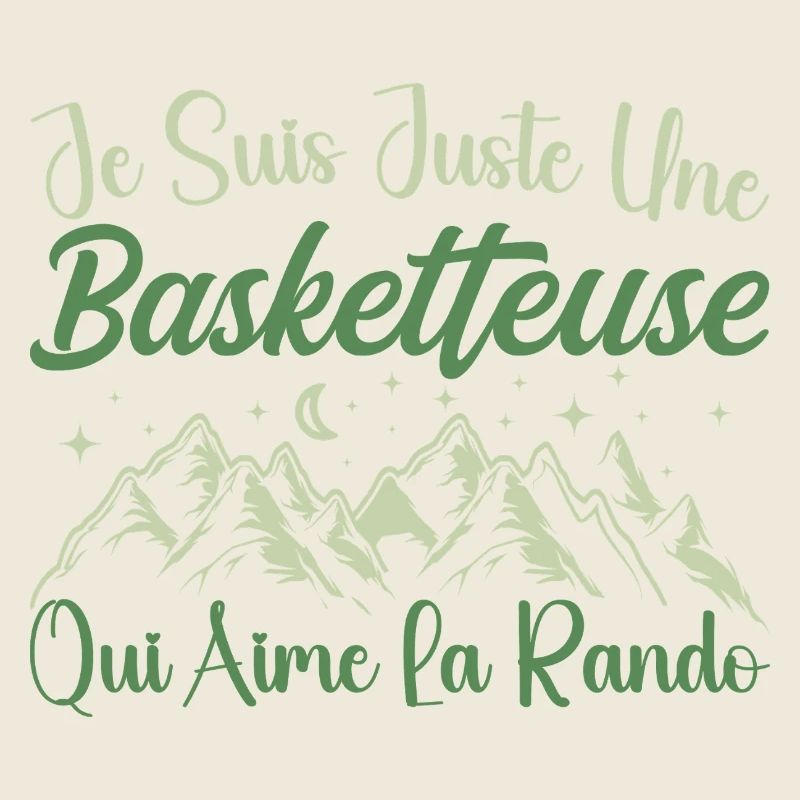 Basketteuse aventurier passionnée de Randonnée