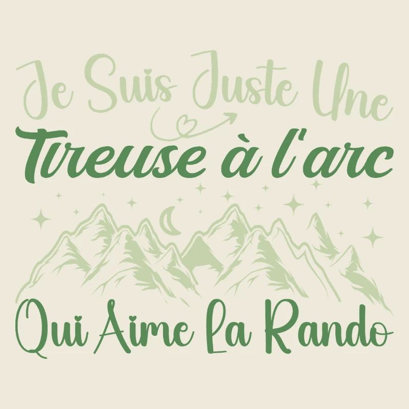 Tireuse à l'arc aventurier passionnée de Randonnée