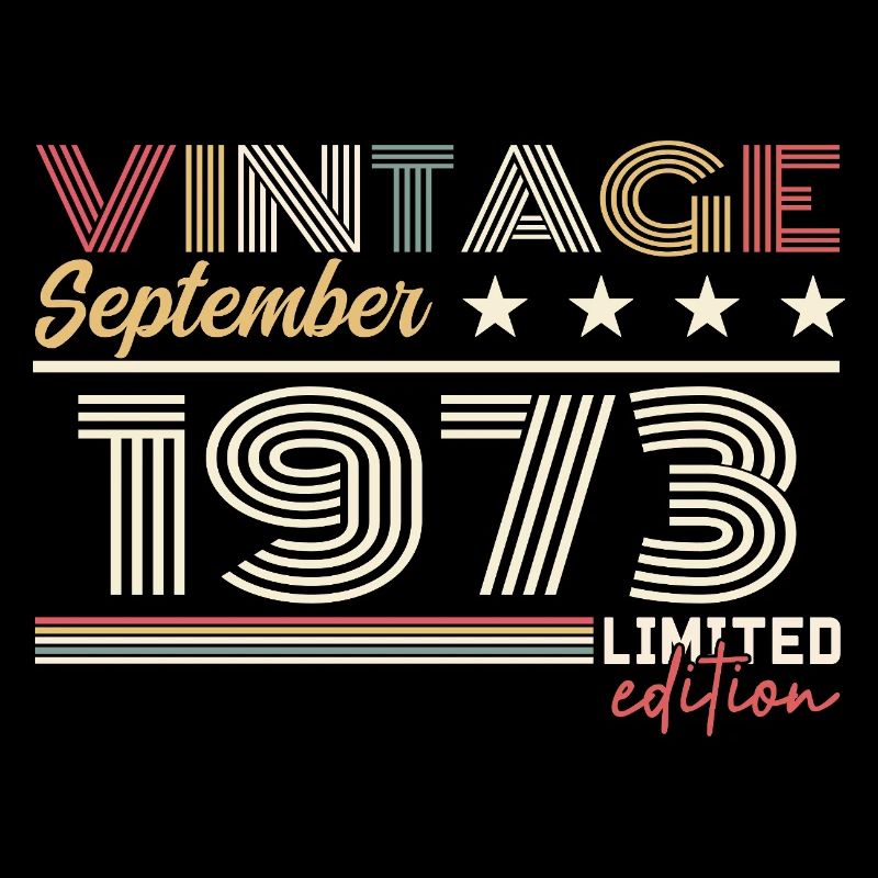 Vintage Septembre 1973 Septembre 1973 September