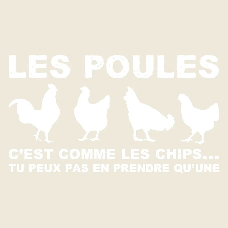 les poules c'est comme les chips