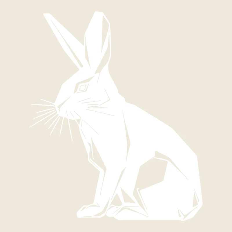 Geometric Bunny Cute Geometry Rabbit