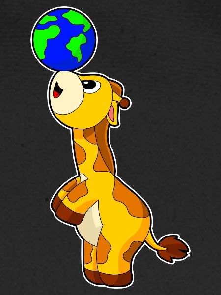 Giraffe Erdkugel