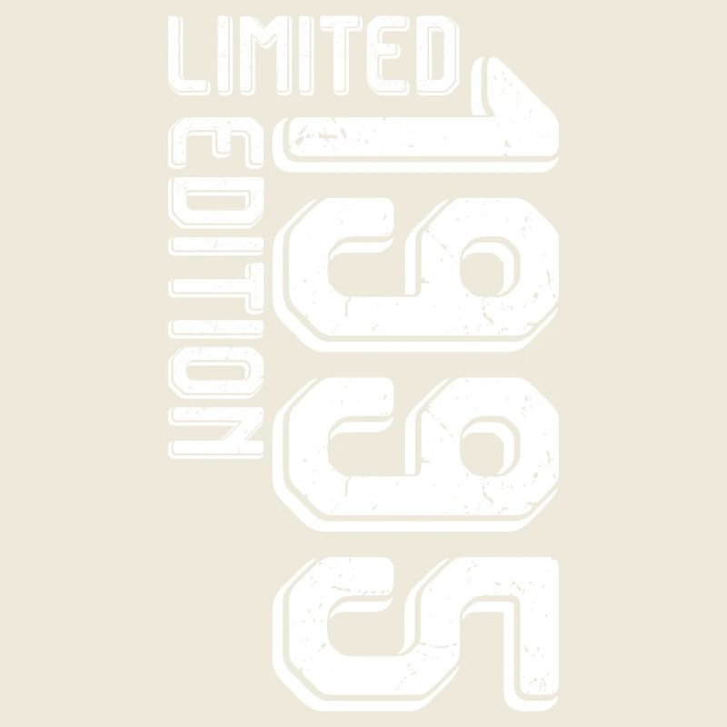 Limitierte Auflage fetter Blocktypografie