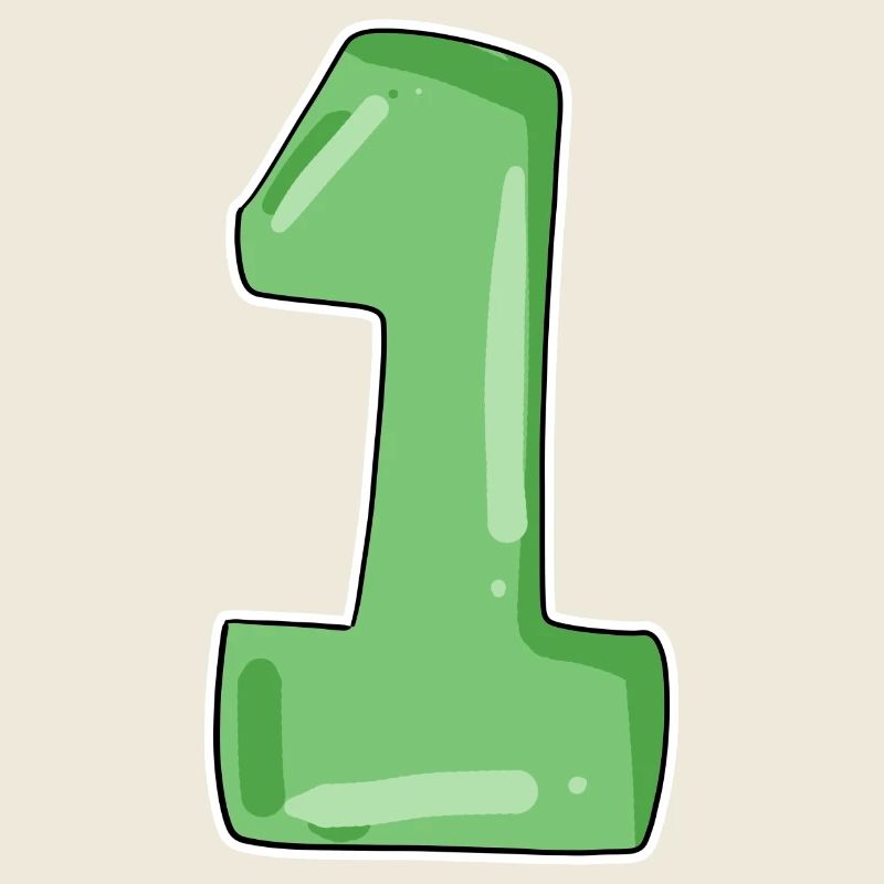 Zahl 1
