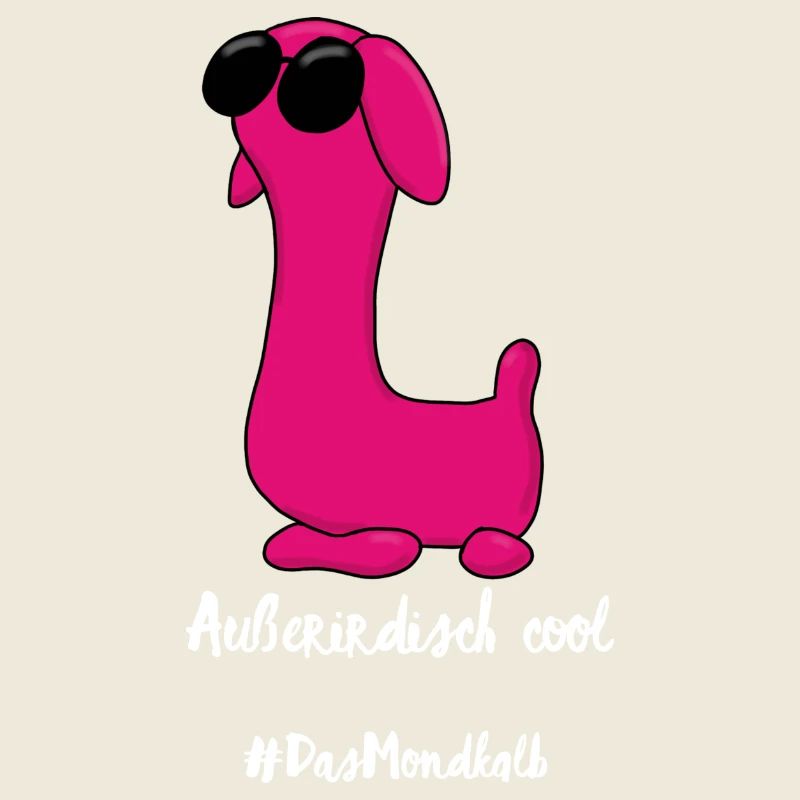 Pinky Außerirdisch cool in weiß