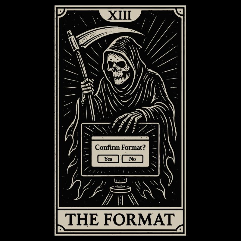 Datafararding Tarot : Mort du format