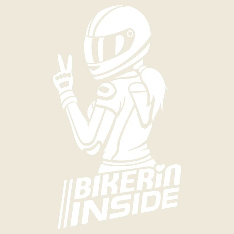 Bikerin inside (Farbe änderbar)