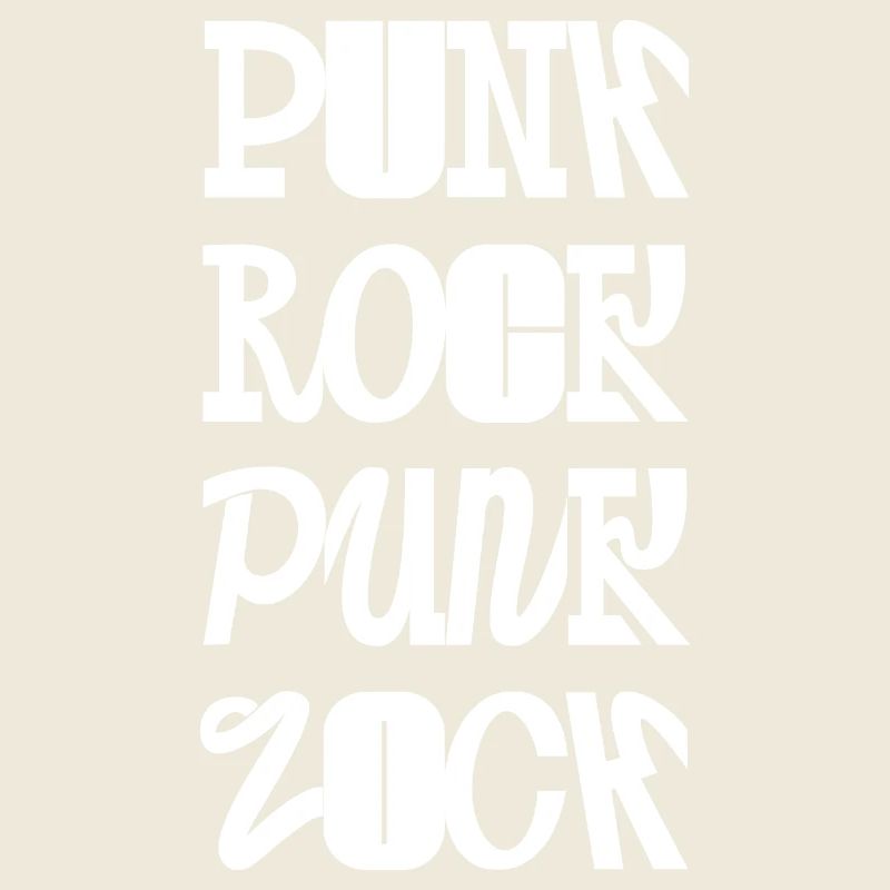 Punk Rock Fancy Typography