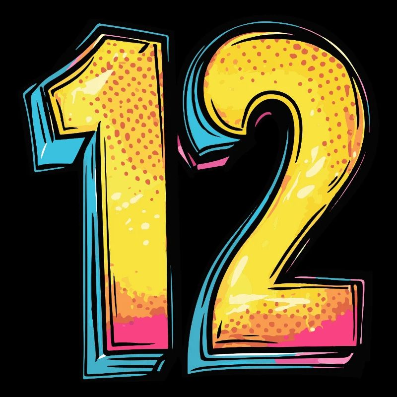 Bande dessinée à 12 chiffres