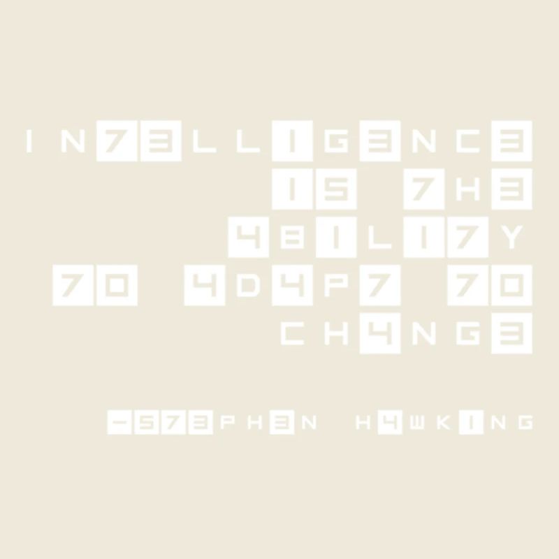 Stephen Hawking Intelligence Leetspeak