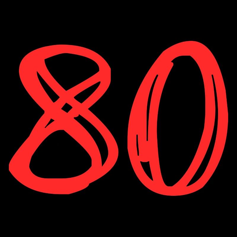 80 ANS. 80e ANNIVERSAIRE. ANNIVERSAIRE 80 ANS.