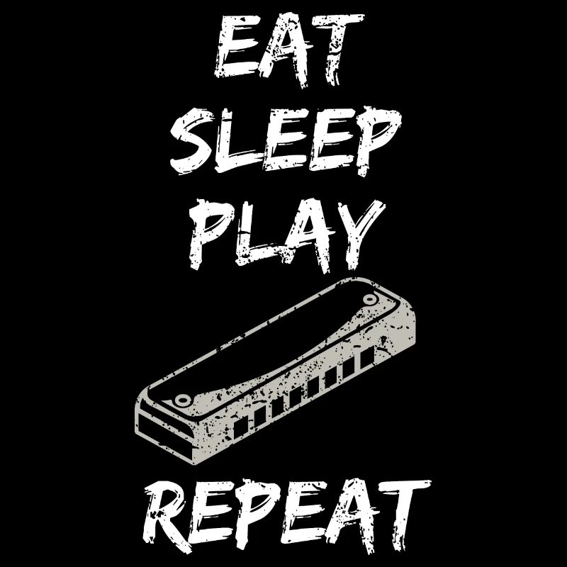 Shirt harmonica cadeau manger jeu de sommeil
