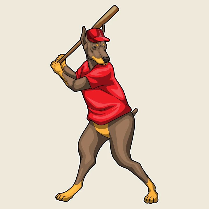 Bâton de baseball Doberman