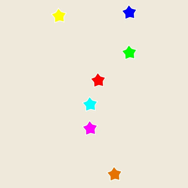 Etoiles colorées, Grande Ourse