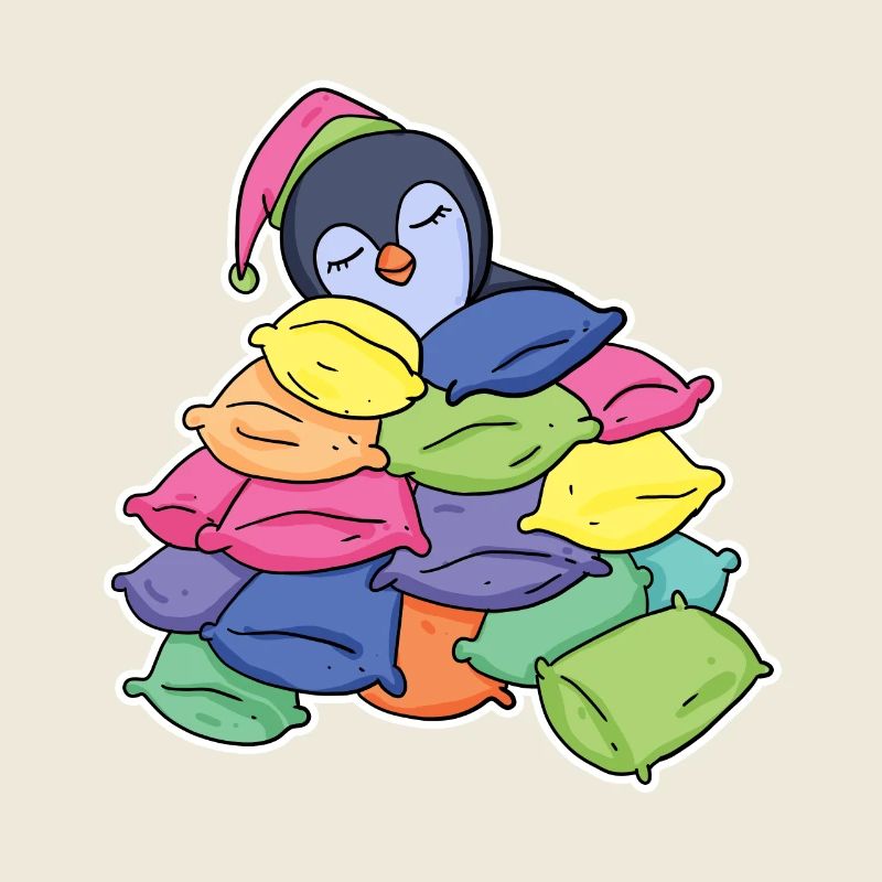 Sleeping penguin