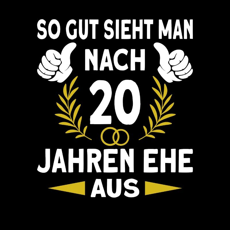 Porzellanhochzeit 20 Hochzeitstag Ehemann Ehefrau