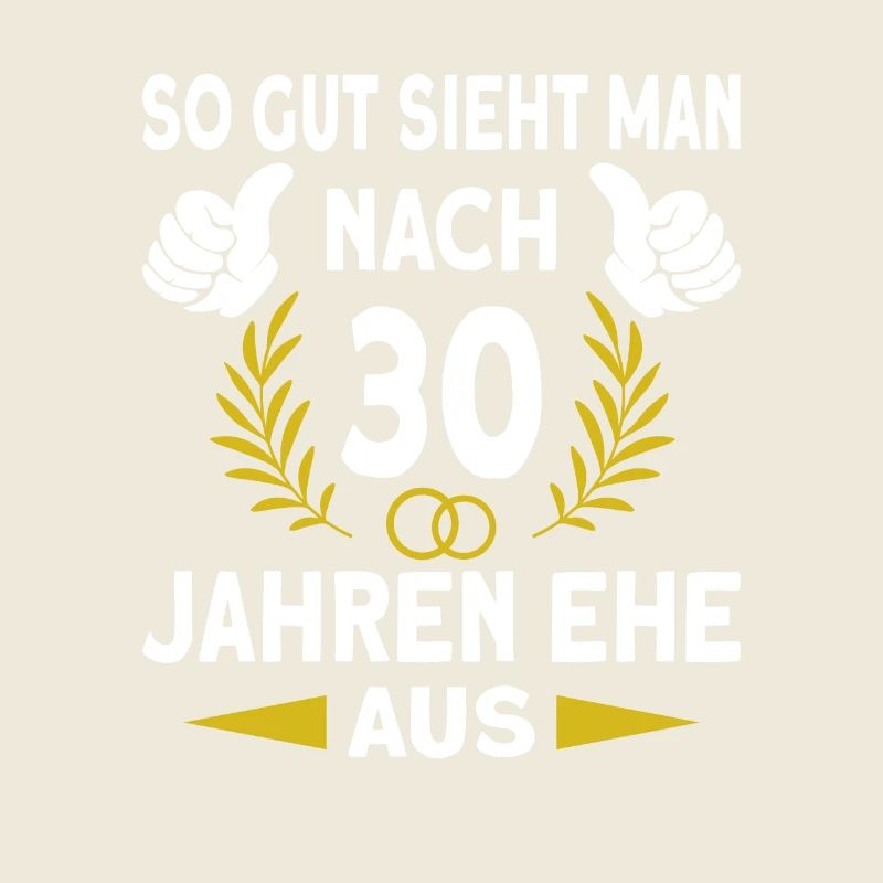 Perlenhochzeit 30 Hochzeitstag Ehemann Ehefrau