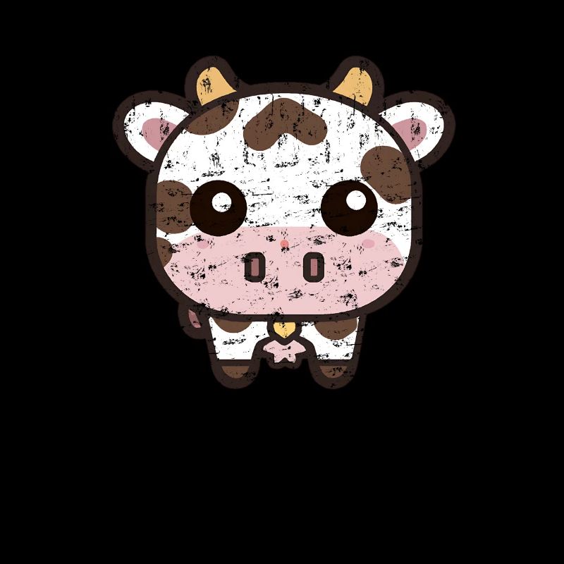 Süße Kawaii Kuh