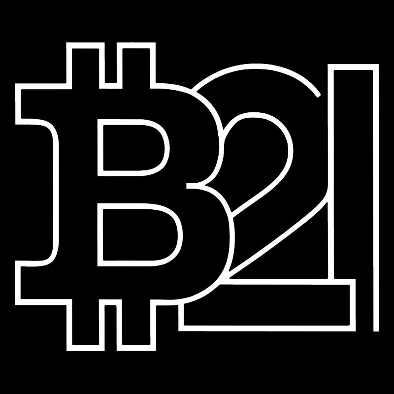 Bitcoin Silhouette 21 Million Currency