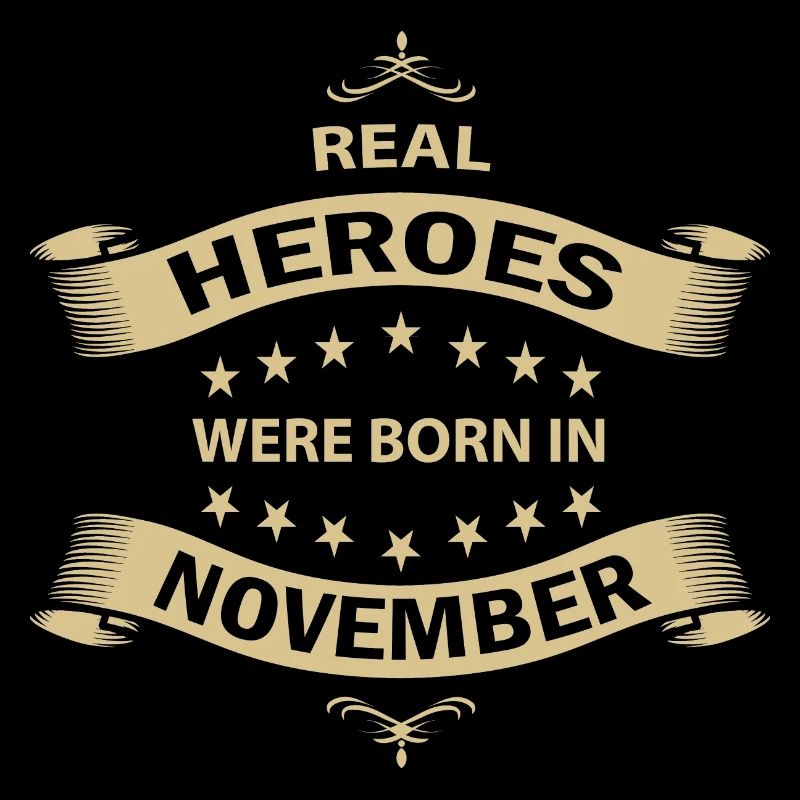 Echte Helden werden im November geboren