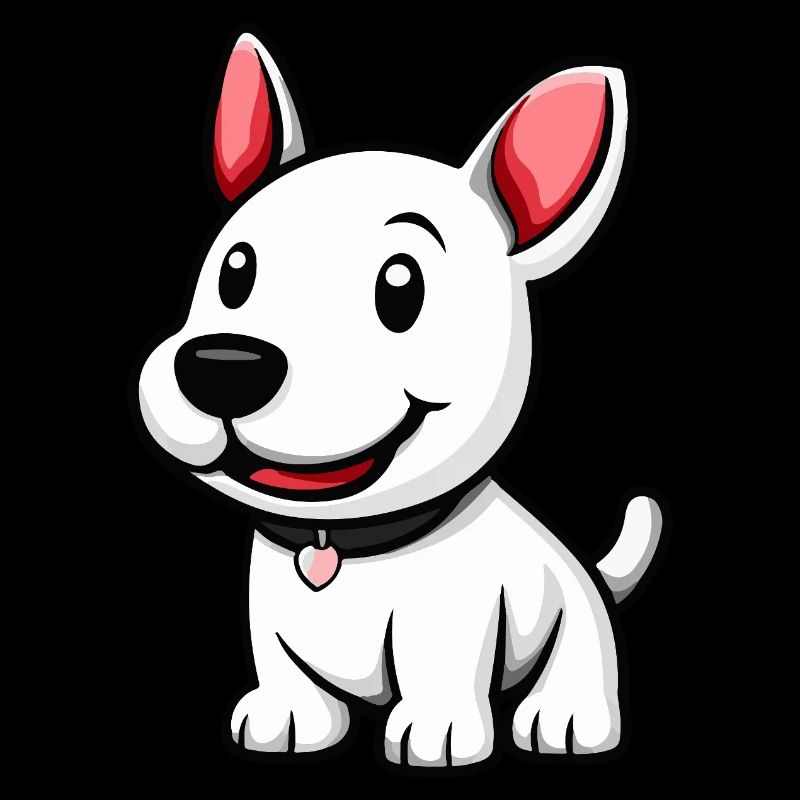 Bull Terrier Hund Niedlich