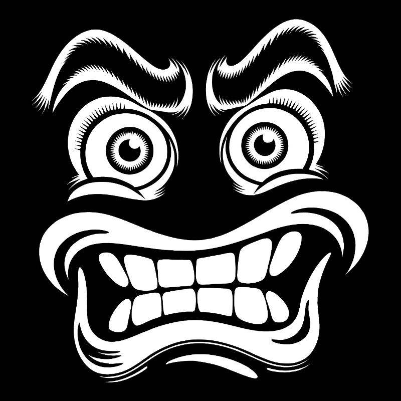 Angry Face Mask