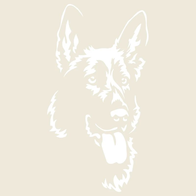 Deutscher Schäferhund Kopf "Black Edition"