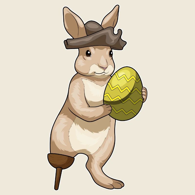 Pirate de Pâques Lapin