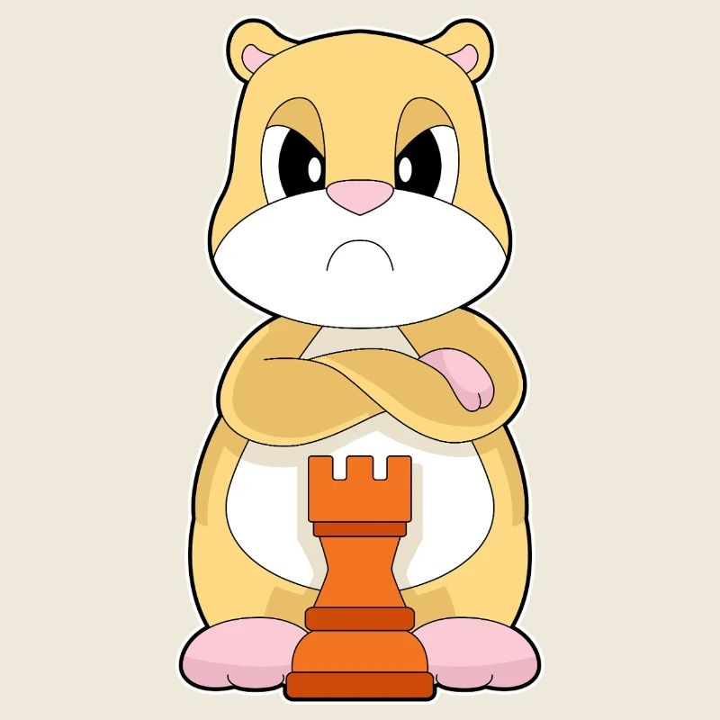Hamster Pièce d’échecs Roi Échecs
