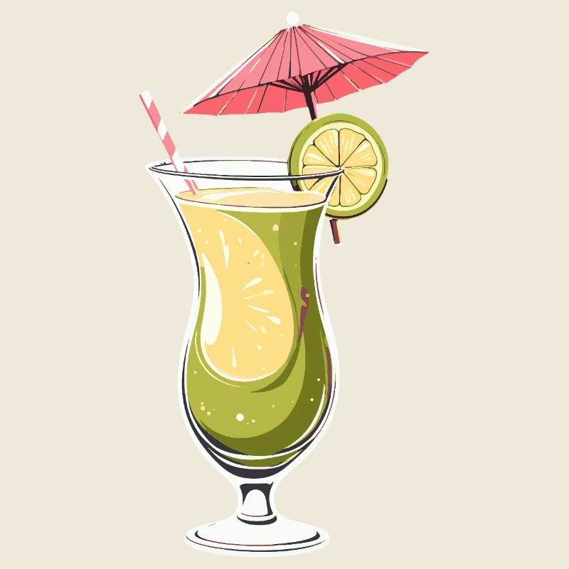 Tropical Lime Cocktail