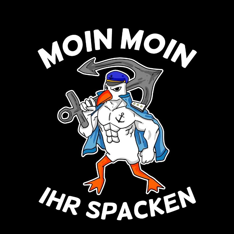 Moin Moin ihr spacken Möwe Nordsee Ostsee Norden