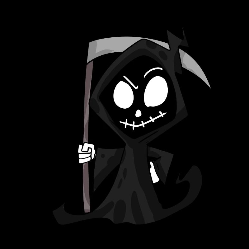 Sensenmann mit Sense - Halloween