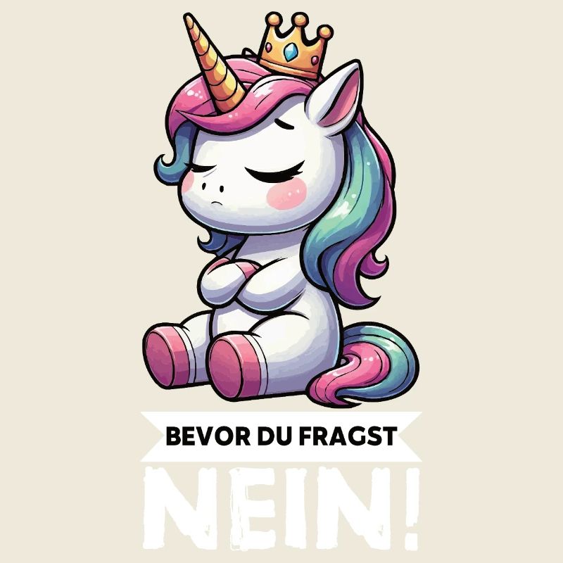 Bevor Du Fragst Nein Einhorn Einhörner Einhornfan 