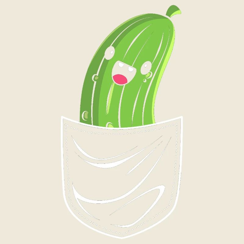 Cornichon concombre et concombre