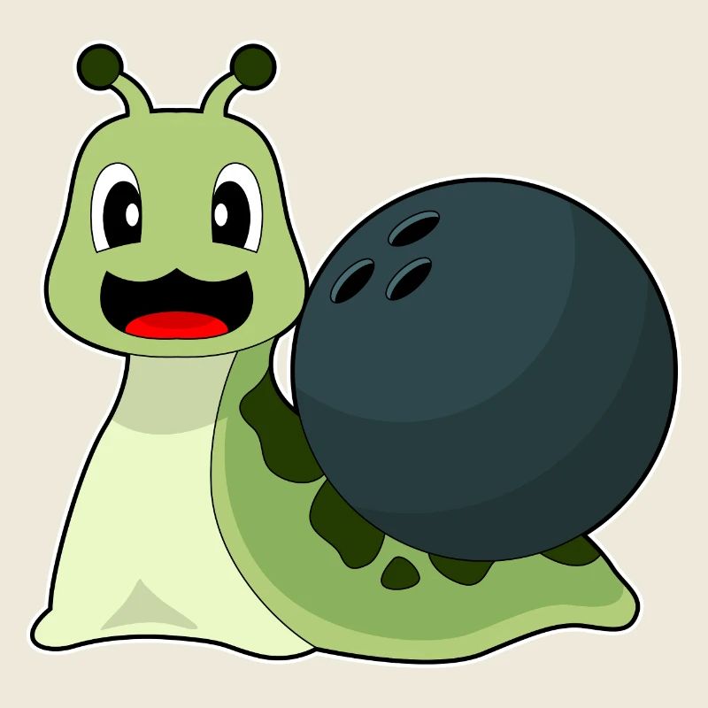 Escargot Bowling Boule de bowling