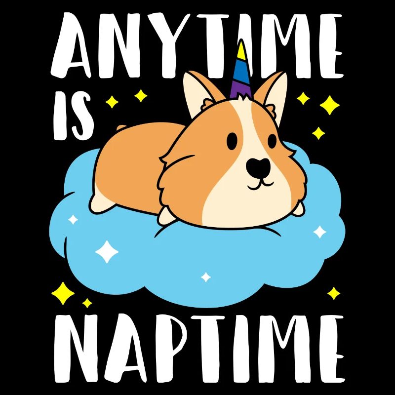 Corgi Einhorn schlafen - Nap Time