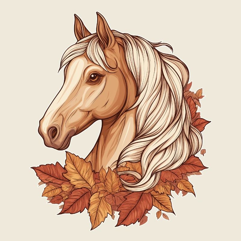 Cheval automne