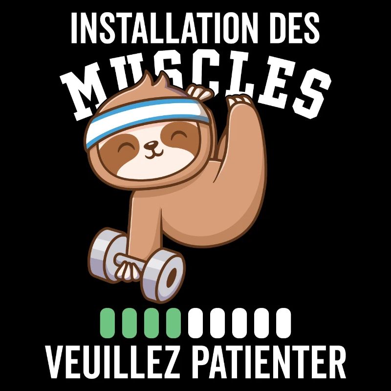 Muskelinstallation: Bitte warten
