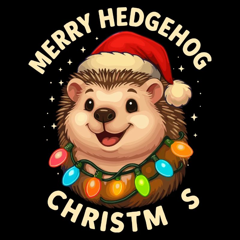 Igel Weihnachten Lustiges Winter Waldtier Geschenk