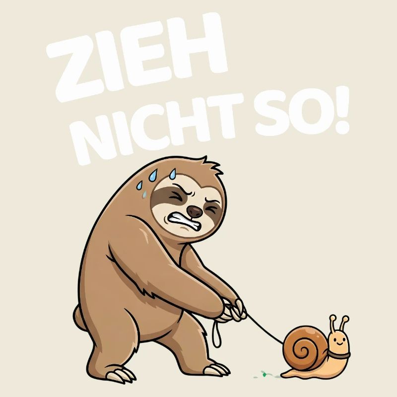 Don't pull so sloth with snail