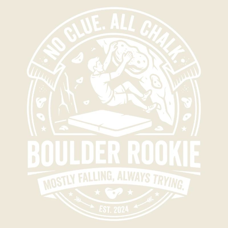 Boulder Rookie Climbing Logo