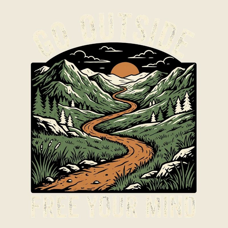 Hiker Nature Saying