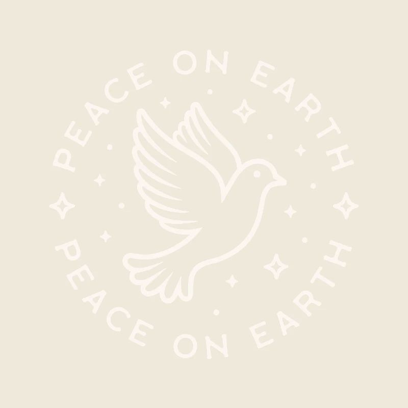 Peace on earth colombe de la paix