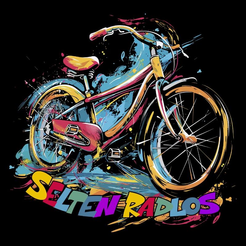 Selten Radlos Radfahrer