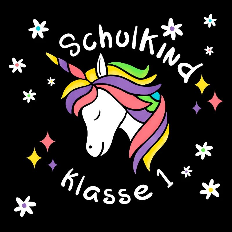 Schulkind Einschulung EINHORN